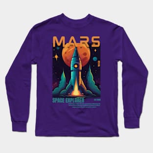 Mars - Space Explorer Long Sleeve T-Shirt